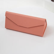 Solid Color Glasses Case - Vegan Leather Magic Folding Hard Shell Case
